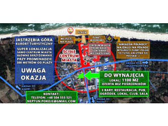 Lokal pomorskie
pucki
Władysławowo
Jastrzębia Góra Do wynajęcia 9999 PLN 1100 m2 