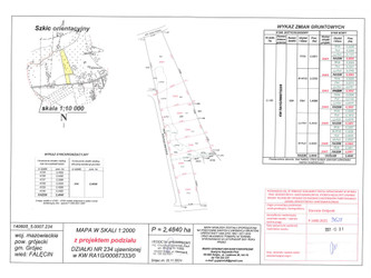 Działka mazowieckie
grójecki
Grójec
Falęcin Na sprzedaż 248 000 PLN 3002 m2 