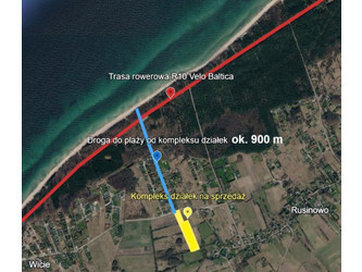Działka zachodniopomorskie
sławieński
Postomino
Rusinowo Na sprzedaż 96 641 PLN 810 m2 
