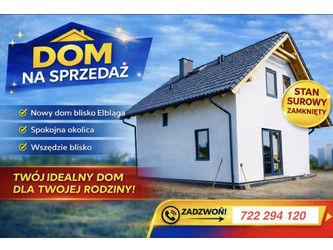 Dom warmińsko-mazurskie
Elbląg Na sprzedaż 449 000 PLN 89 m2 