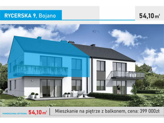 Mieszkanie pomorskie
wejherowski
Szemud
Bojano Na sprzedaż 399 000 PLN 54,1 m2 