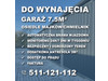 Garaż wielkopolskie
Kalisz Do wynajęcia 290 PLN 7,5 m2 