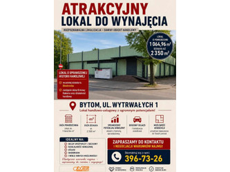 Lokal śląskie
Bytom
Bobrek Do wynajęcia 20 000 PLN 1064,96 m2 