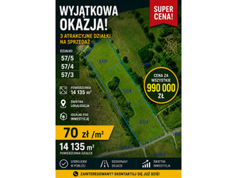 Działka zachodniopomorskie
Koszalin
Świeszyno
Świeszyno Na sprzedaż 990 000 PLN 14 135 m2 