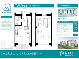Dom pomorskie
pucki
Władysławowo
Tupadły Na sprzedaż 513 000 PLN 50,64 m2 