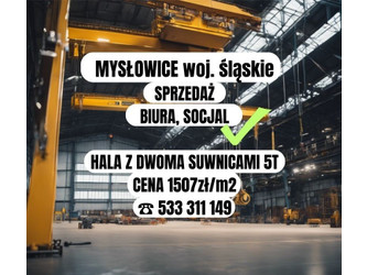 Przemysłowy śląskie
Mysłowice Na sprzedaż 7 000 000 PLN 6852 m2 